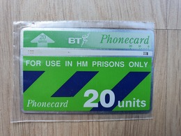 Telefonkarte - Großbritannien - "Prison Card" Der British Telecom - Sonstige & Ohne Zuordnung