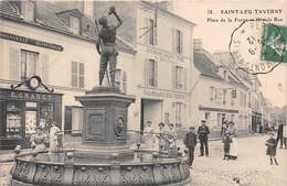 95-SAINT-LEU-TAVERGNY- PLACE DE LA FORGE ET GRANDE RUE - Saint Leu La Foret