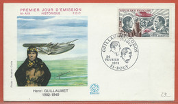 HYDRAVION FRANCE FDC DE 1973 - Horlogerie