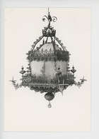 Delcampe - Musée Ferronnerie Secq Des Tournelles, Crèche Votive Nord De La France 1734  (cp Vierge) - Antike