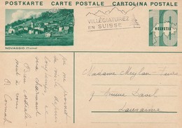 Suisse - Entier Postal - Oblitération Le  ? - Illustration "Novaggio (Ticino)" - Enteros Postales
