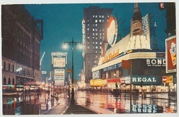 NEW YORK TIME SQUARE FORMATO PICCOLO VIAGGIATA 1961 - Time Square