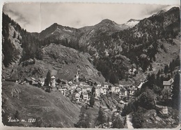 FUSIO CANTON TICINO PANORAMA FORMATO GRANDE VIAGGIATA 1953 - Fusio