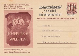 Suisse - Entier Postal - Oblitération Le 20/02/1946  - Musée Postal Suisse - Stamped Stationery