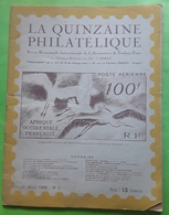 Magazine LA QUINZAINE PHILATÉLIQUE 1er Avril 1946, 1er Timbre De Norvège, Aerophilatelie,aerogrammes, 2 Pence Victoria - Français (àpd. 1941)