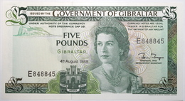 Gibraltar - 5 Pounds - 1988 - PICK 21b - NEUF - Gibilterra