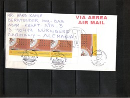 Argentina 2008 Interesting Airmail Leter - Brieven En Documenten