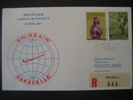 Liechtenstein- Recobeleg  Mi.Nr. 471+411 Luftpost - Covers & Documents