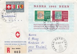 Suisse - Année 1965 - Oblitéré 27/08/1965 - Exposition Nationale De Philatélie, Bern 1965 - Cartas & Documentos