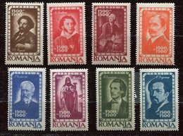 (CL 98) Roumanie ** N° 952 à 959 - Roumains Célèbres - Unused Stamps