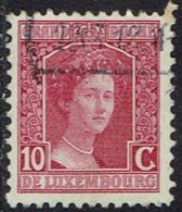 Luxemburg 1914, MiNr 92, Gestempelt - 1914-24 Maria-Adelaide