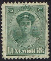 Luxemburg 1921, MiNr 128, Gestempelt - 1921-27 Charlotte Di Fronte