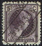 Luxemburg 1926, MiNr 166, Gestempelt - 1926-39 Charlotte De Profil à Droite