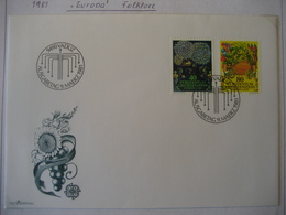 Liechtenstein- FDC Beleg Mit Satz Mi.Nr. 764-765 - Covers & Documents