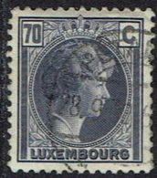 Luxemburg 1935, MiNr 281, Gestempelt - 1926-39 Charlotte Right-hand Side