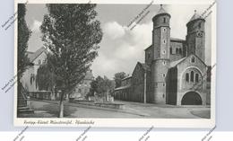 5358 BAD MÜNSTEREIFEL, Pfarrkirche Und Umgebung, 1950, Rücks. Klebereste - Bad Münstereifel