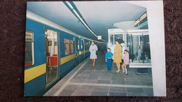 CPSM METRO ROTTERDAM ANIMATION GARE CENTRALE CENTRAL STATION ED SPANJERSBERG - Subway