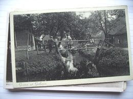 Nederland Holland Pays Bas Giethoorn Fraai Panorama Brug Man Vrouw - Giethoorn