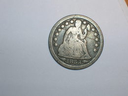 ESTADOS UNIDOS/USA 10 CENTAVOS 1853 (5860) - 1837-1891: Seated Liberty