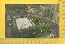 CPM  ETATS UNIS, NEW YORK CITY : Rockefeller Plaza Outdoor Ice Skating Rink - Plaatsen & Squares