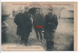 CPA 49 Rare BESSONNEAU Angers L'Etat Major Aux Grandes Manoeuvres De Picardie - Angers