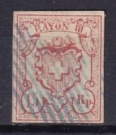 SUISSE - Rayon III Oblitéré FAUX De Bonne Facture - 1843-1852 Federal & Cantonal Stamps