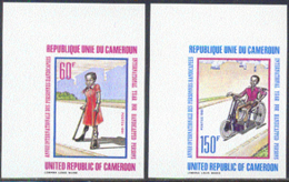 CAMEROUN (1981) Handicapped Year. Set Of 2 Imperforates. Scott Nos 684-5, Yvert Nos 664-5. - Kameroen (1960-...)