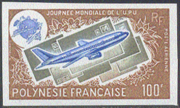 FRENCH POLYNESIA (1976) UPU Day. Imperforate. Scott No C121, Yvert No PA97. - Sin Dentar, Pruebas De Impresión Y Variedades