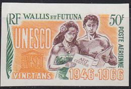 WALLIS & FUTUNA (1966) Children Reading. Imperforate. Scott No C36, Yvert No PA38. - Non Dentelés, épreuves & Variétés