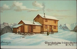 LINTHAL Claridenhütte S.A.C Sek. Bachtel Stempel Hütte - Linthal