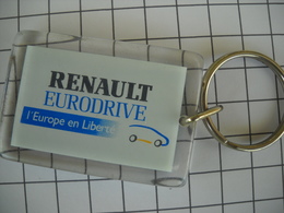 1052 Porte Clefs  RENAULT   Eurodrive L'Europe En Liberté Direction Des Ventes Exportations               Automobile - Key-rings