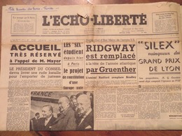 ISÈRE: CHAUVINES: FÊTE RURALE DES TERRES-FROIDES (ECHO-LIBERTÉ (13/5/1953) - Non Classificati