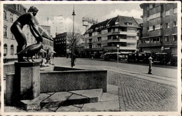 ! S/w Ansichtskarte Aus Aalborg, Brunnen, Dänemark, Denmark, 1938 - Danimarca