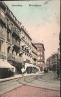 ! [67] Ansichtskarte Aus Straßburg, Strasbourg, Meisengasse, Tramway, 1905, KOS Stempel Banzenheim, Elsass - Strasbourg