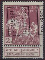 Zegel Nr. 89 MONTALD Voorafgestempeld Nr. 1736 In Positie A BRUSSEL 1911 BRUXELLES In Zéér Goede Staat ; Zie Ook Scan ! - Roller Precancels 1920-29
