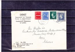 Pays Bas - Lettre De 1941 - Oblit Delft - Exp Vers Bern -- Médecine -  - Hopital - Storia Postale