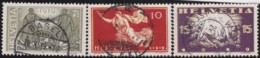 Suisse    .   Yvert        .     142/144        .   O      .      Oblitéré   .   /   .   Gebraucht - Used Stamps
