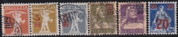 Suisse    .   Yvert        .     179/184        .   O      .      Oblitéré   .   /   .   Gebraucht - Used Stamps