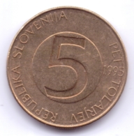 SLOVENIA 1995: 5 Tolarjev, KM 6 - Slovenia