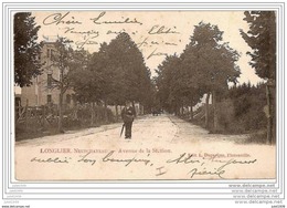 LONGLIER ..--  Avenue De La Station . 1910 Vers BXL ( Melle Elisa LEFRANCQ ) . - Neufchâteau
