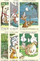 Lot Des 6 Cartes Neuves Jean De La Fontaine 1995 - Collections & Lots: Stationery & PAP