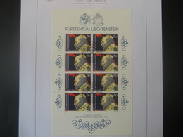 Liechtenstein- FDC Kleinbogen Papst Johannes Paul II. Mi.Nr. 830 - Storia Postale