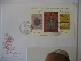 Liechtenstein- FDC Beleg Mit Block 12 Mi.Nr.878-880 - Lettres & Documents