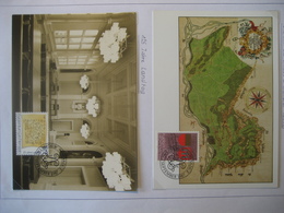 Liechtenstein- 2 FDC Erwerb Der Grafschaft Vaduz, 125 Jahre Landtag Mi.Nr.928-929 - Brieven En Documenten