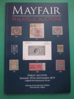 MAYFAIR PHILATELIC AUCTIONS CATALOGUE FOR SALE NUMBER 8 SUNDAY 29th SEPTEMBER 2019 #L0151 - Catalogi Van Veilinghuizen