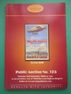 PRESTIGE PHILATELY - AUCTION CATALOGUE FOR SALE 123 SATURDAY 2nd SEPTEMBER 2006 #L0156 - Catalogues De Maisons De Vente