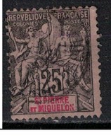 SAINT PIERRE ET MIQUELON          N°  YVERT    66  ( 2 )   OBLITERE       ( OB  7 / 40 ) - Used Stamps