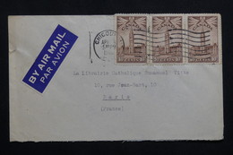 CANADA - Affranchissement Plaisant  Sur Enveloppe De Chicoutimi Pour La France En 1946  - L 61918 - Cartas