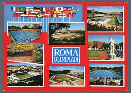 °°° Cartolina - Roma N. 616 Olimpiadi Vedute Nuova °°° - Stadiums & Sporting Infrastructures