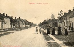 - CHARMOY (89) -  La Route D'Auxerre, RN6 ( Bien Animée)   -16976- - Charmoy